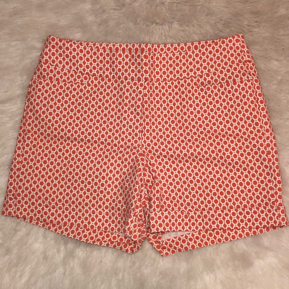 Preppy Patterned Mid-thigh Shorts